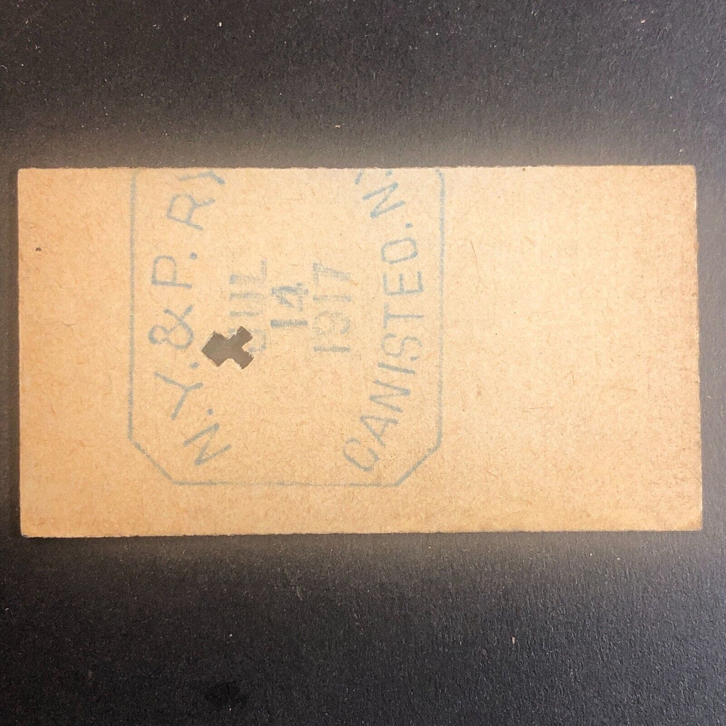 New York & Pennsylvania Railroad July 14 1917 Greenwood, NY Ticket #53546