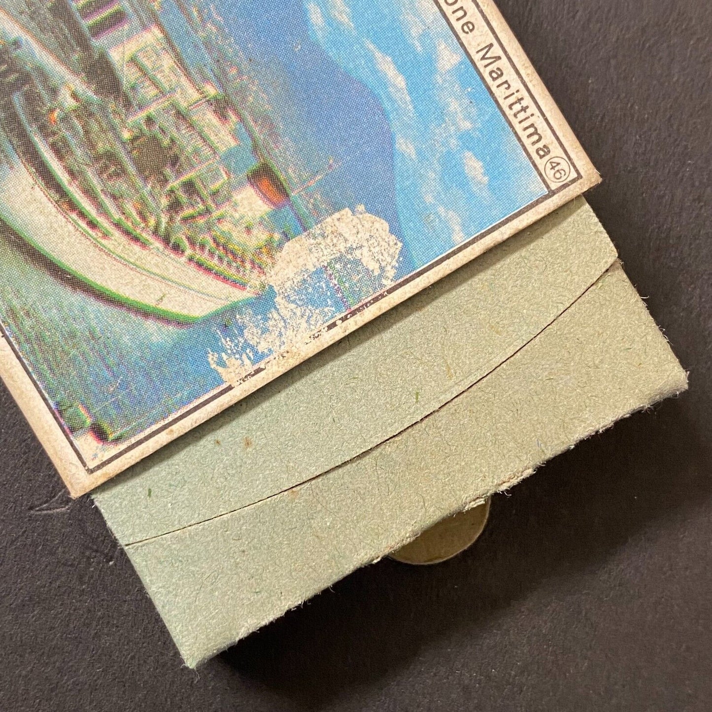 Fiam Factory Naples Italy "Maritime Station" Italian c1960's? Matchbox