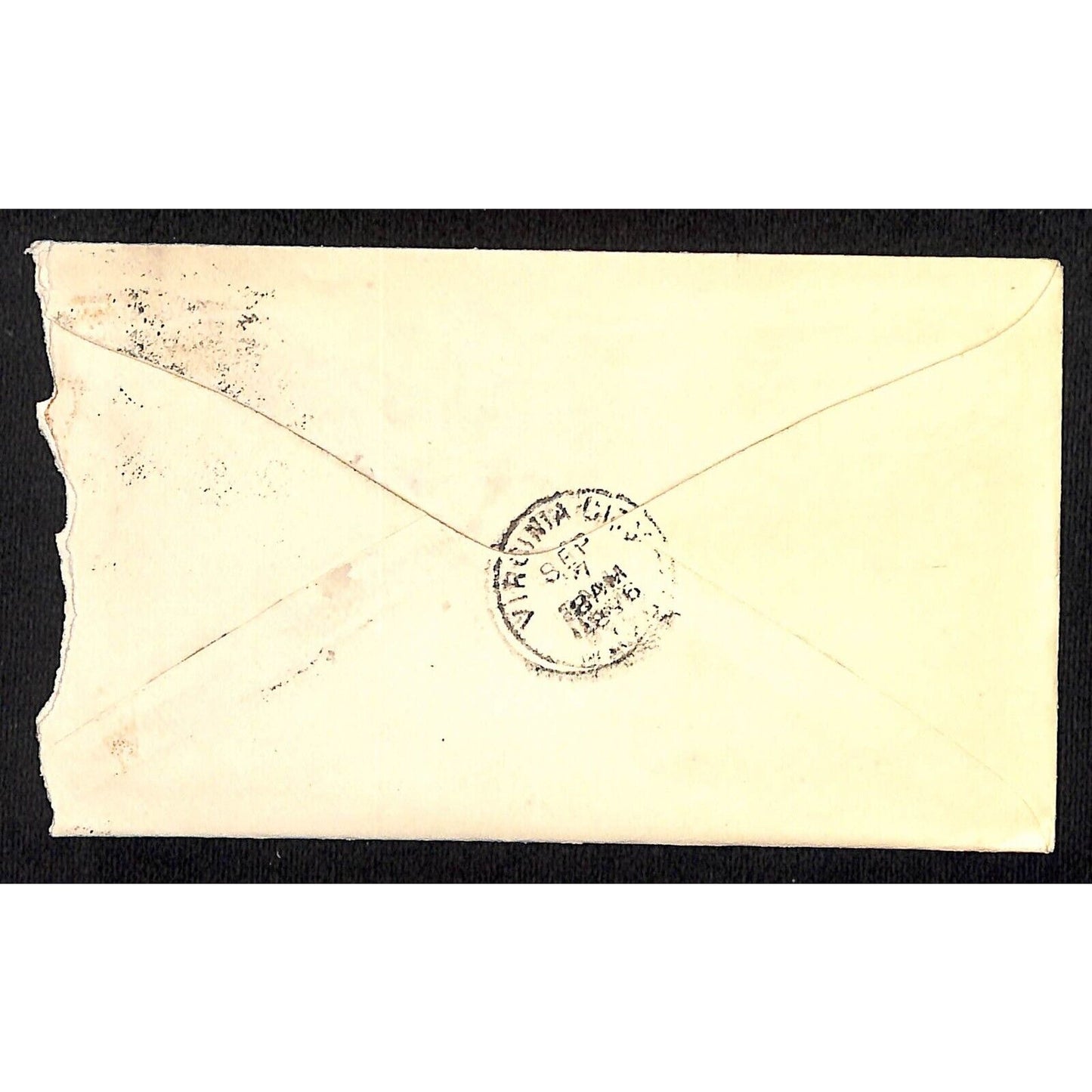 California Powder Works (Hercules) 9/3 1896 Cover S.R. Buford Virginia City, MT