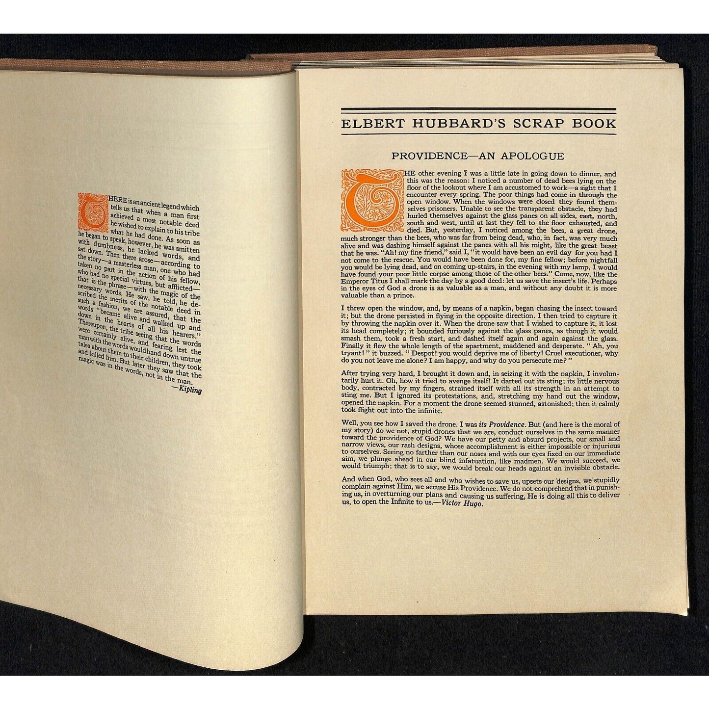 1923 Elbert Hubbard's Scrap Book / The Roycrafters / Wm. H. Wise Co. HC 228pp VG