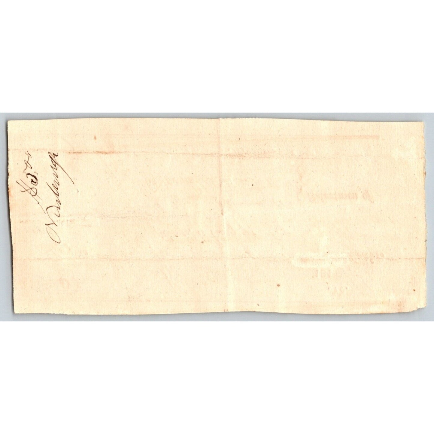 1844 Jabez Knowlton* Newburgh ME Town Check for "Teaching Students"