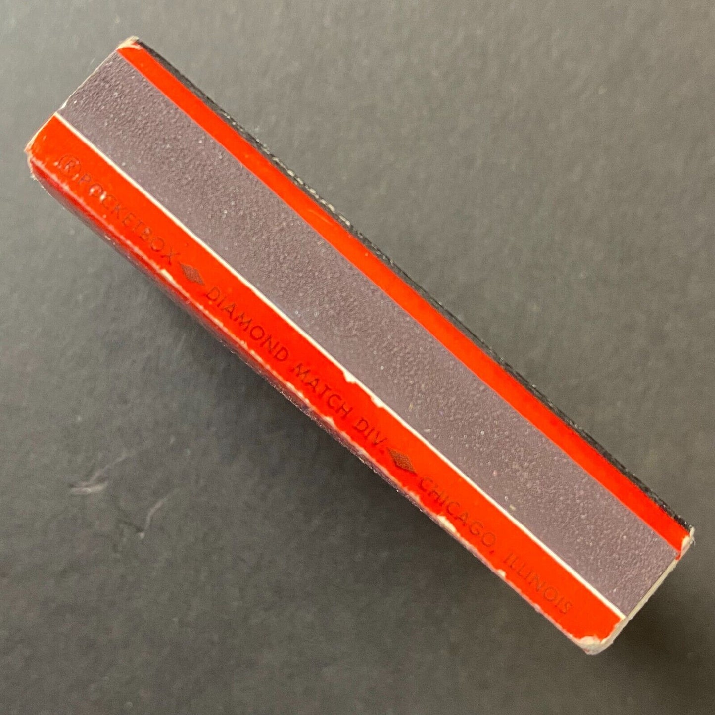 Red Door Inn Restaurant Rockford & Peru, IL c1970's-80s Matchbox w/ Map