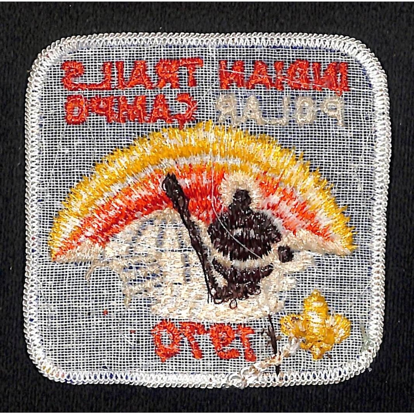Boy Scouts BSA 1970 Indian Trails Polar Campo Camporee Igloo Patch Scarce