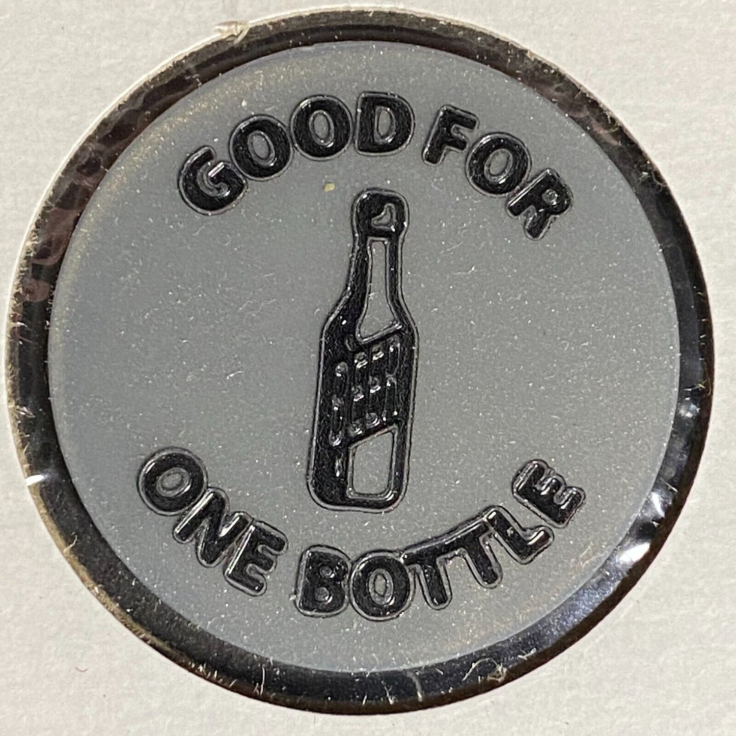 Brookville, PA Hour Glass Bar Plastic Token G/F One Bottle (#2)