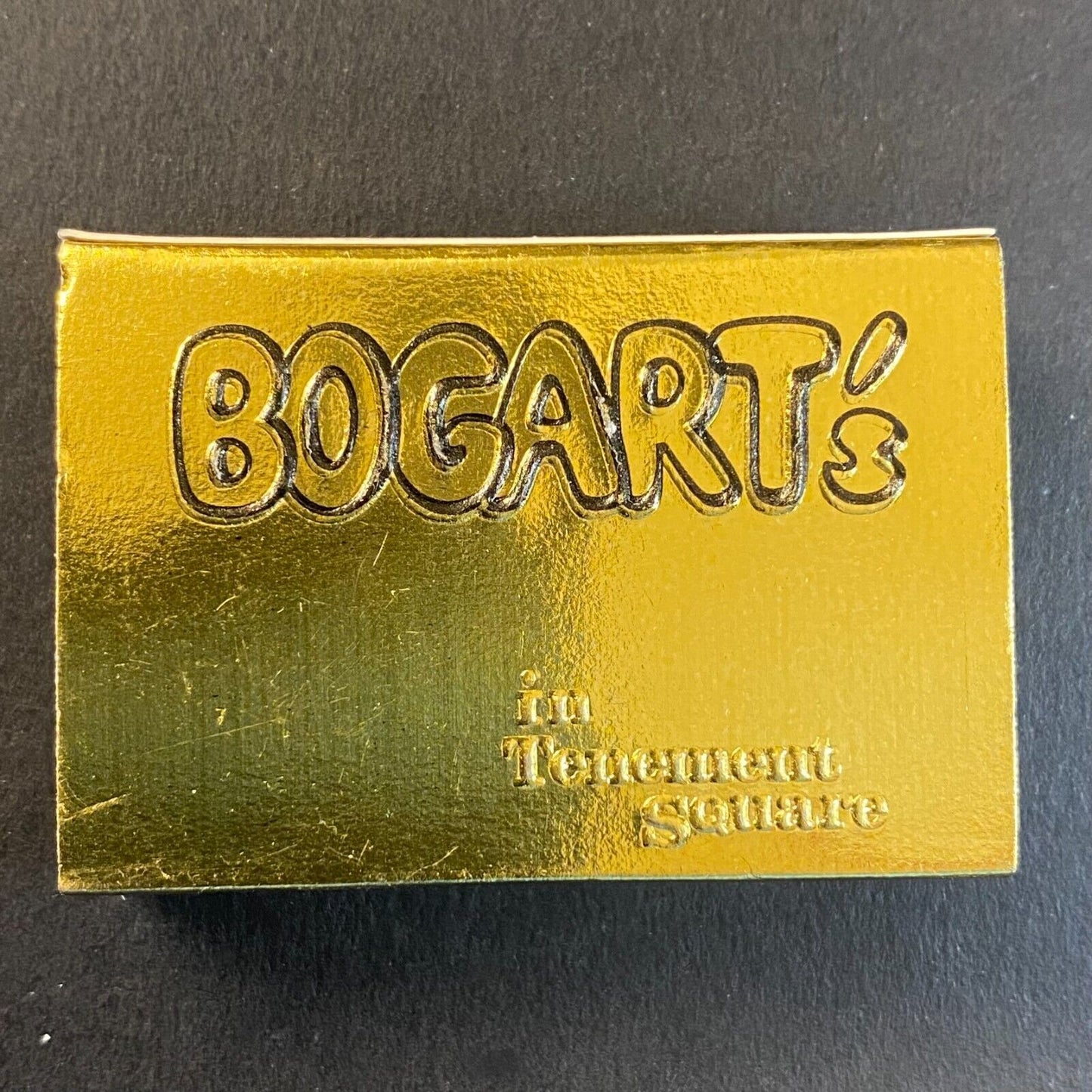Bogarts in Tenement Square Chicago Matchbox c1980's VGC