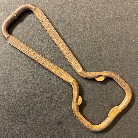 Heileman's Old Style Lager Vintage Steel Bottle Opener 3 1/2"