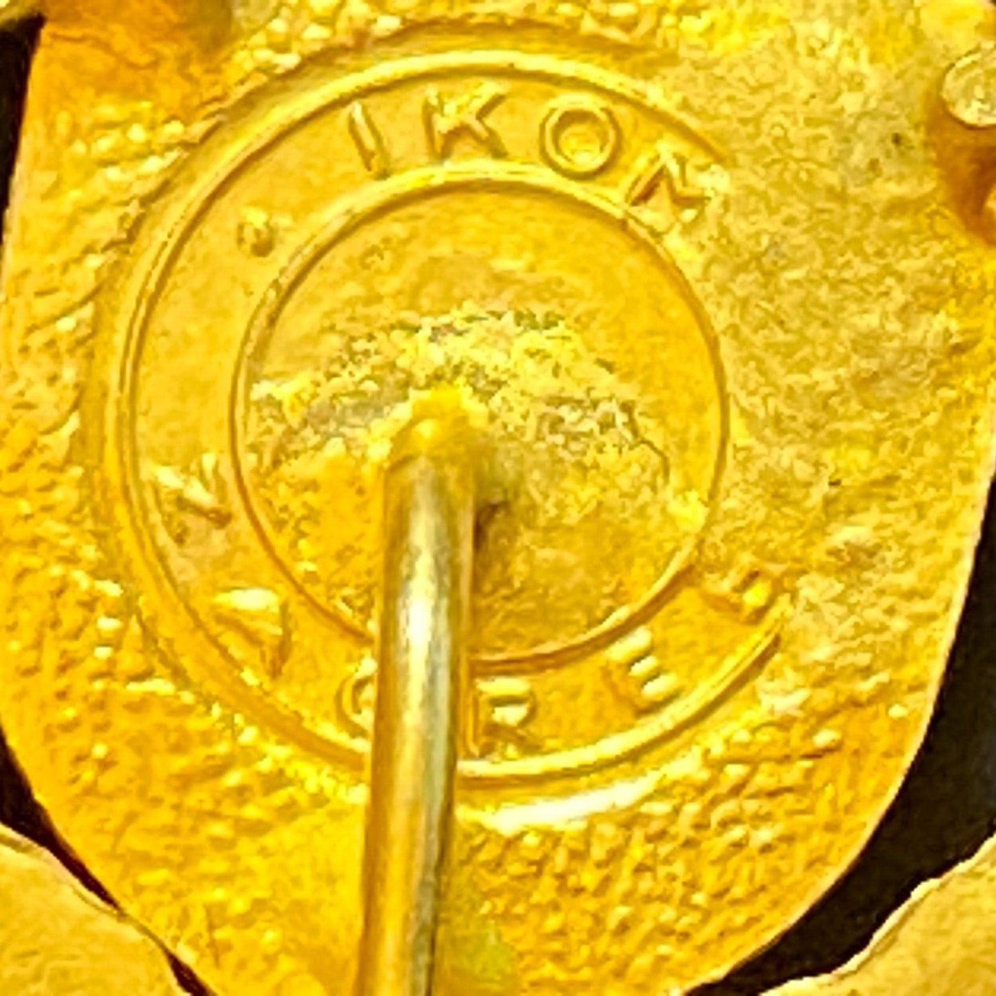 Krusik 1939 Ammunition Valjevo Serbia Vintage Enameled Lapel Stick Hat Pin