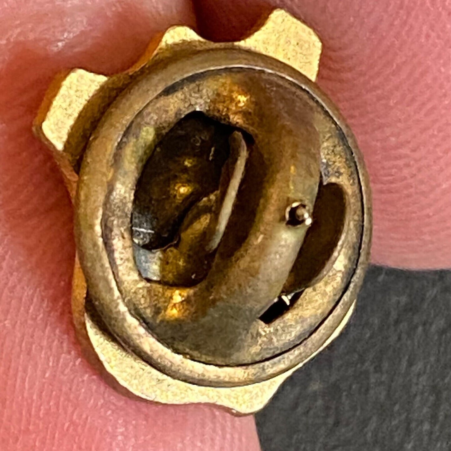 R.A. Badge Shape Color Enameled Lapel Pin 14mm - Unknown Origin