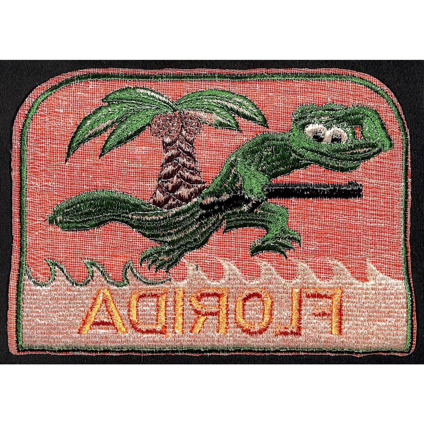 Florida Gator Shotgun (Everglades Rifle and Pistol Club ?) Embr Patch 8" c1980's