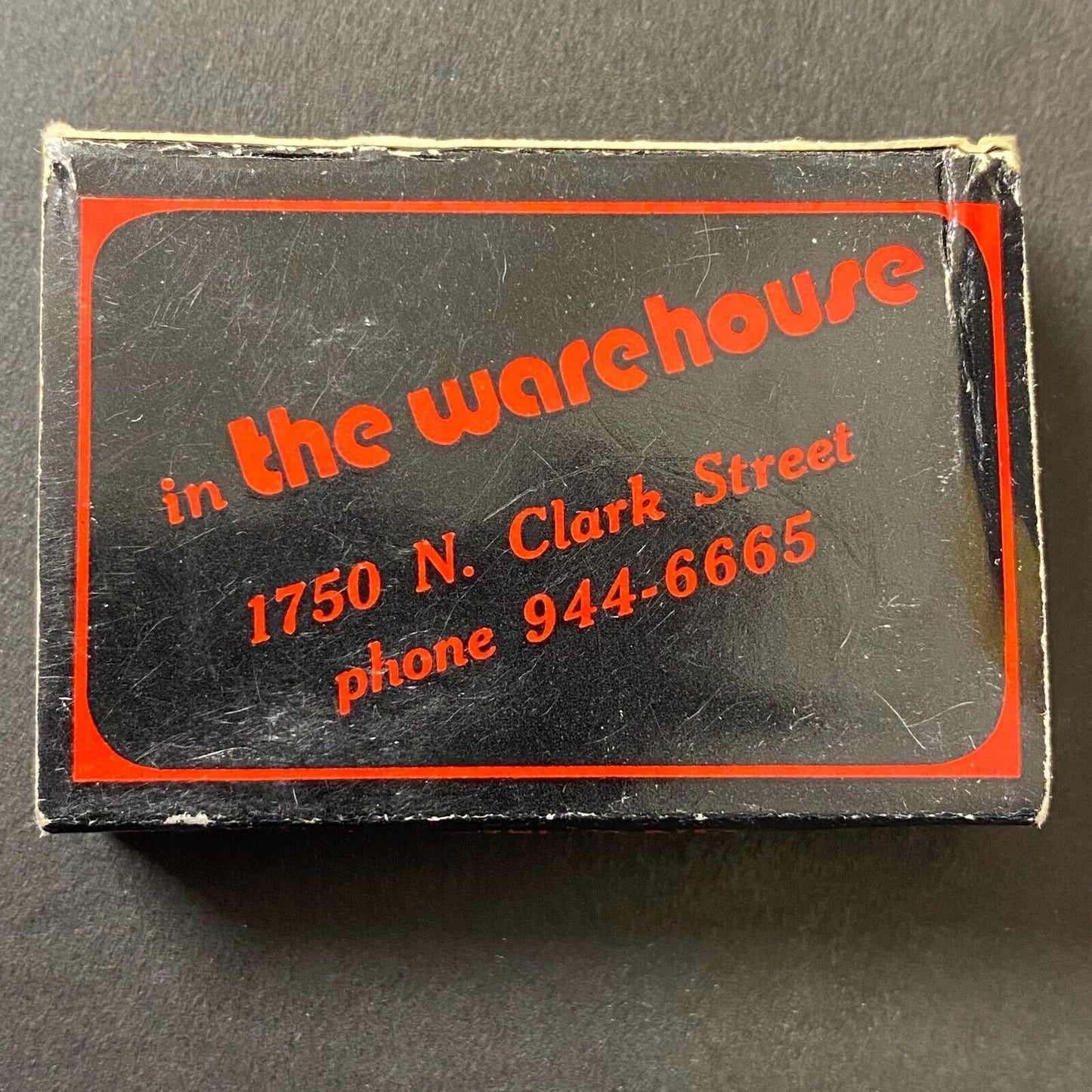 Lee's Chinese / The Warehouse Restaurant Chicago c1970's-80s Matchbox