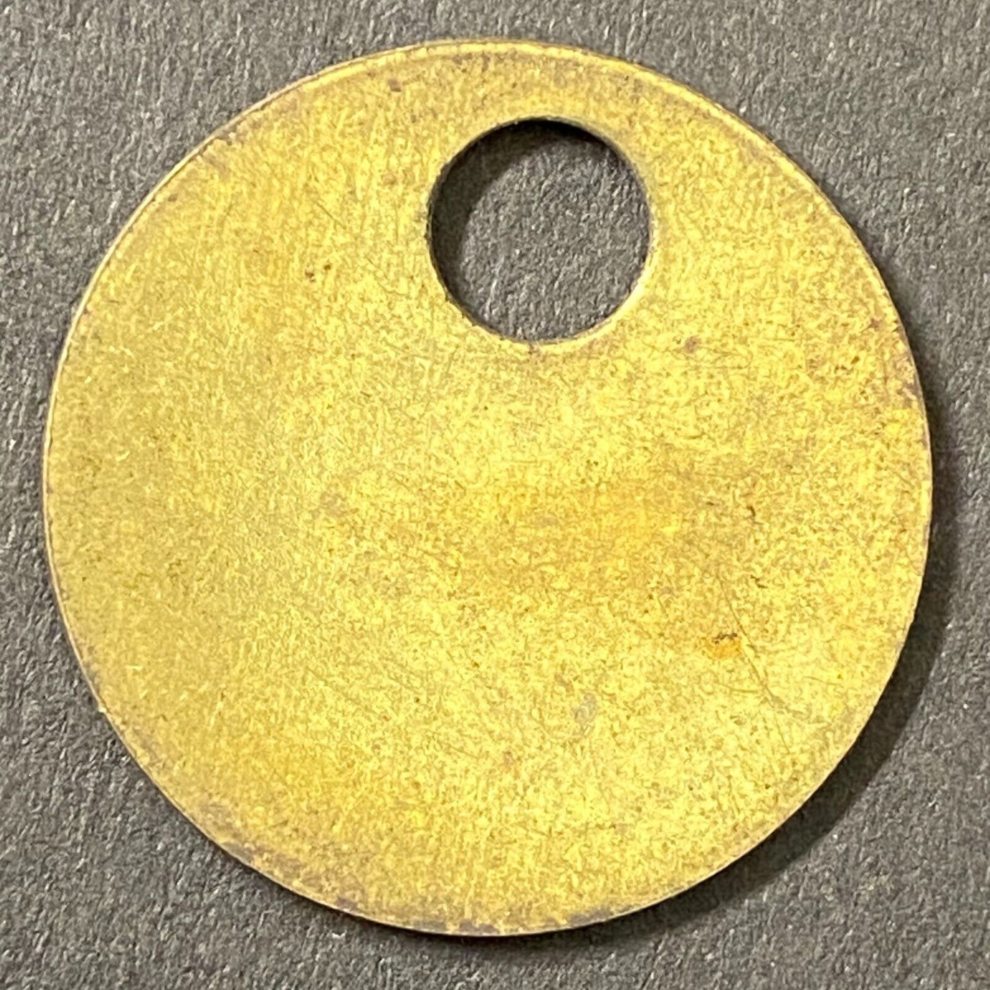 Mining Related ? M.S. Standard Brass Tool Check Token "76XX" 28.5mm +Blank (#6)