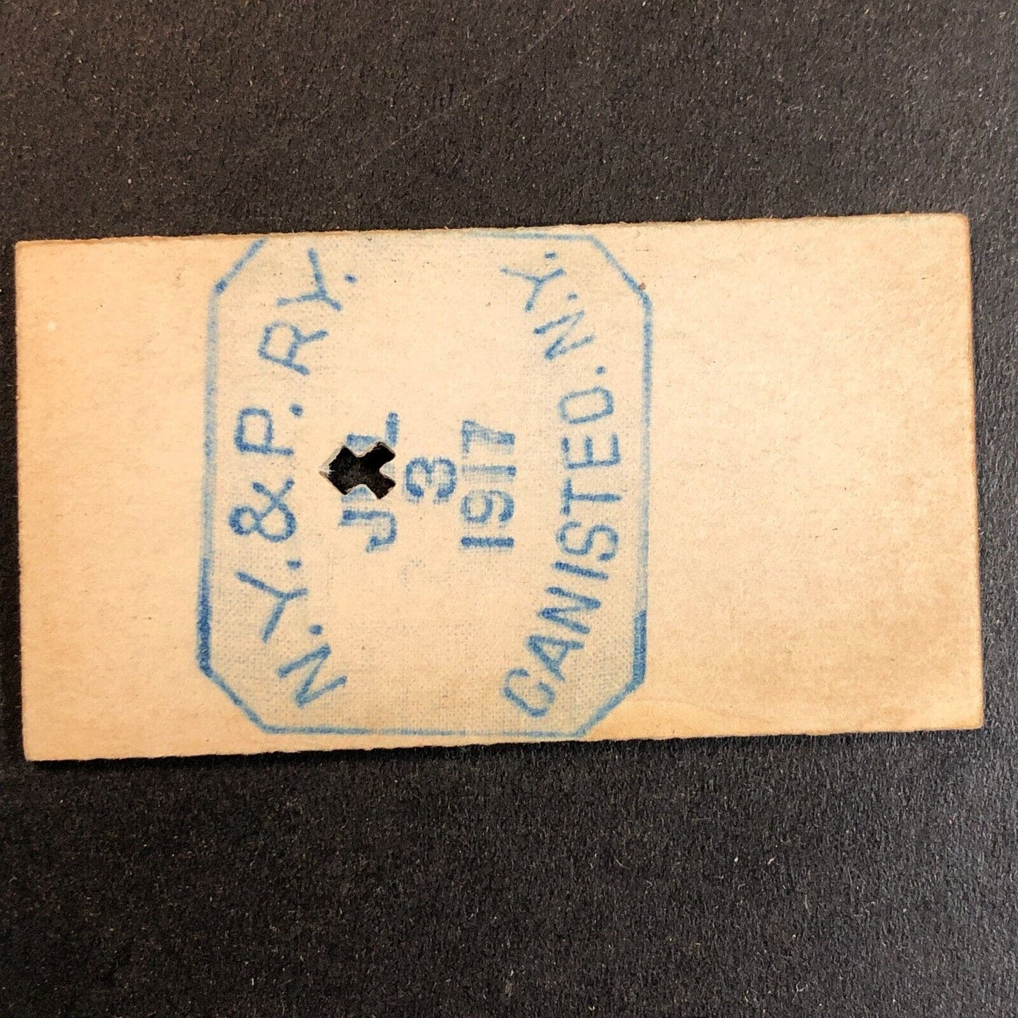 New York & Pennsylvania Railroad July 3 1917 Genesee, PA Ticket #10717