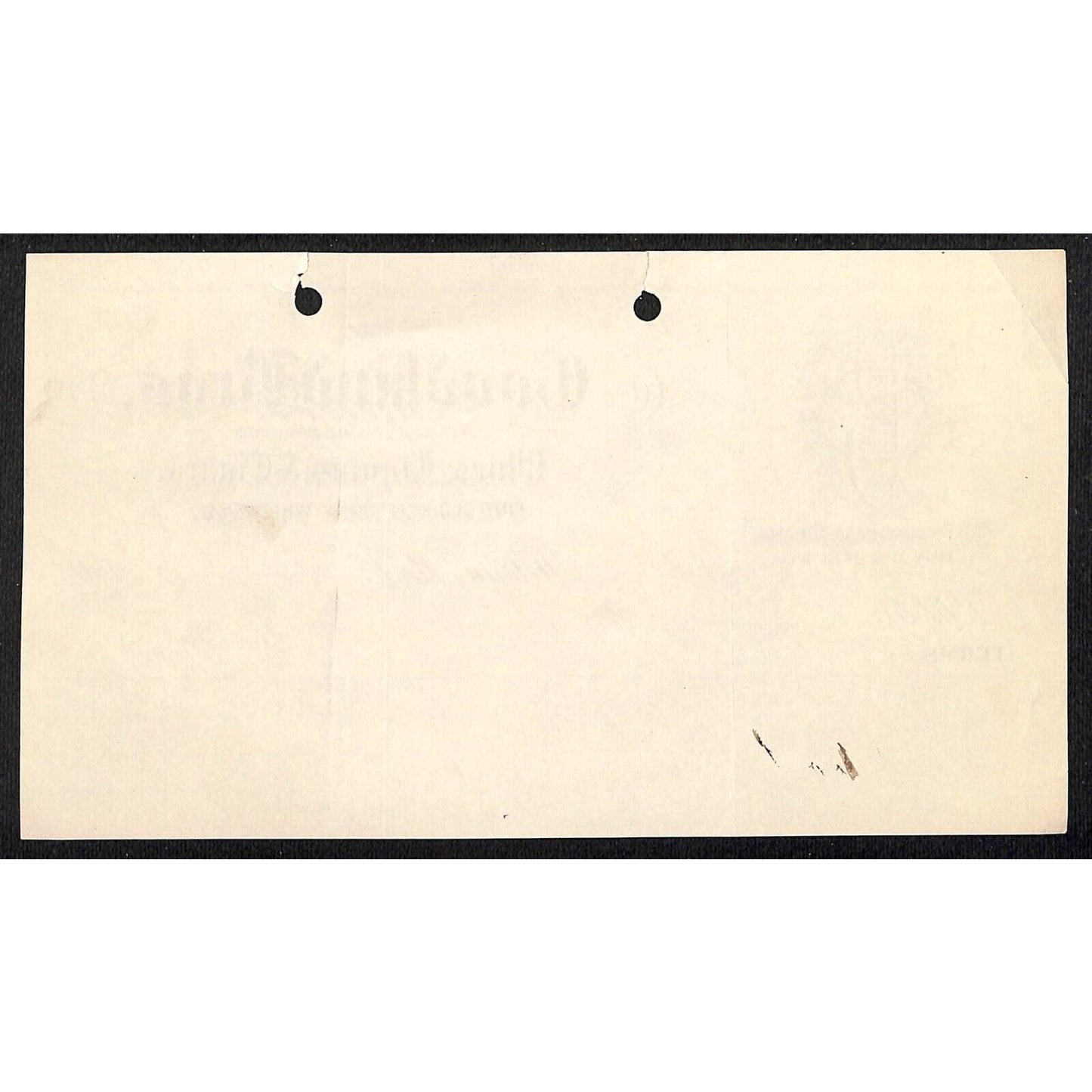 Goodkind Bros. Wines Liquors Cigars 1900 Helena, MT Billhead (#3)