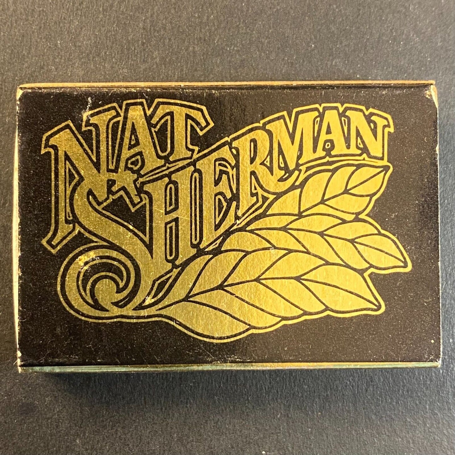 Nat Sherman (Tobacconist) 711 Fifth Ave NYC Vintage Matchbox c1980's Scarce