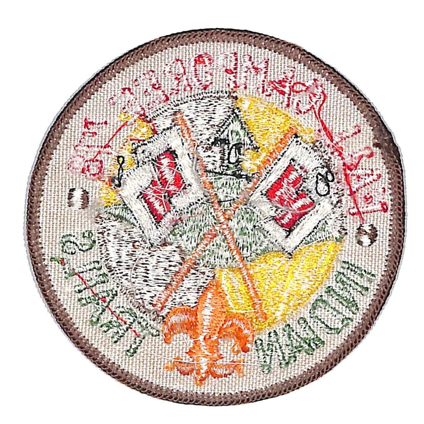 Boy Scouts BSA 1978 Indian Trails Fall Camporee Flags Patch Scarce