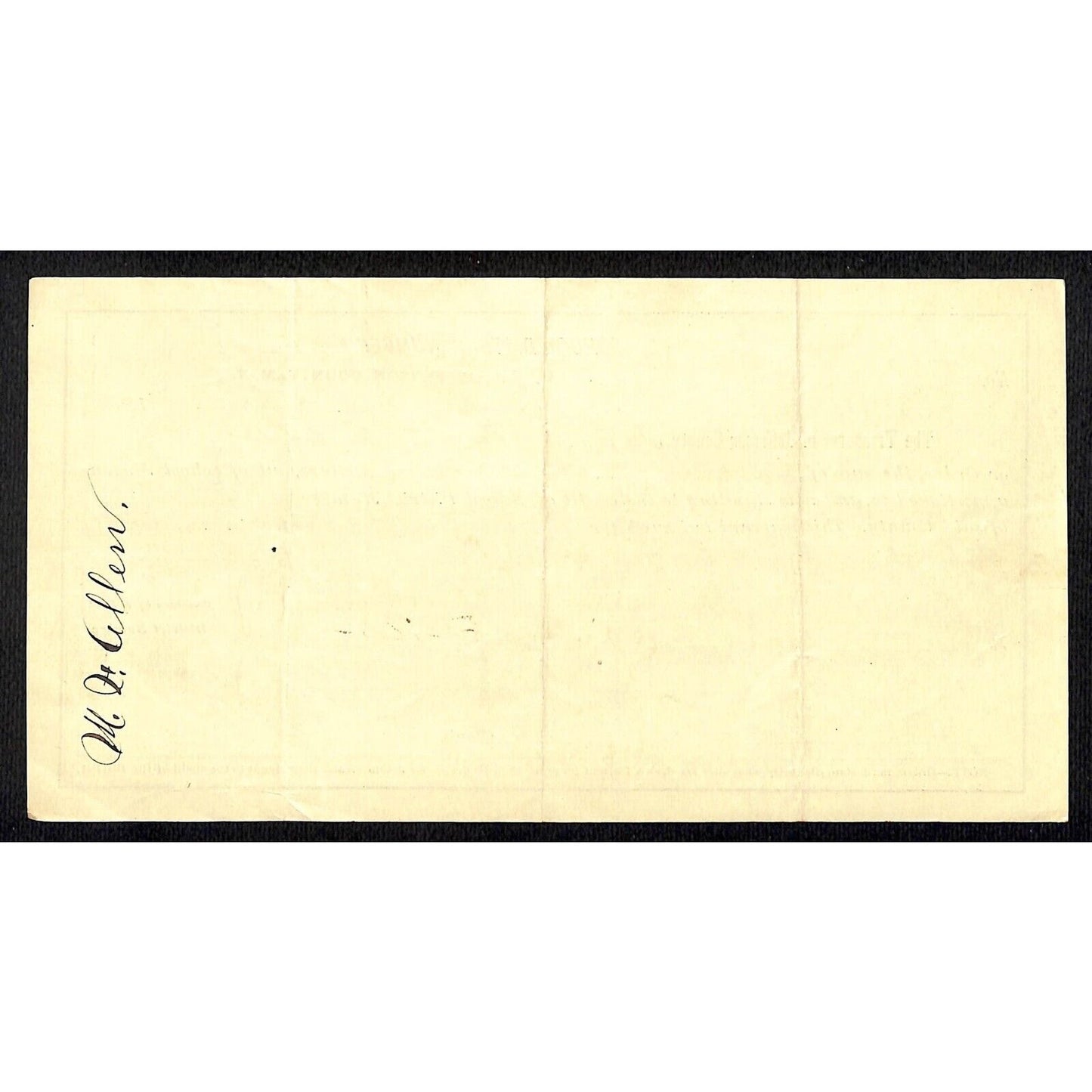 1886 Jefferson County Montana Territory School Warrant - Services as Teacher