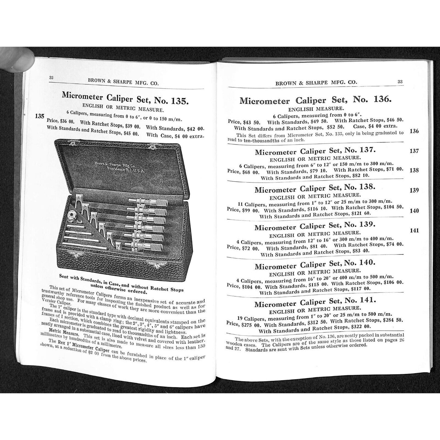 Brown & Sharpe Catalog No. 26 Small Tools 399pp w/ Prices c1915 Scarce