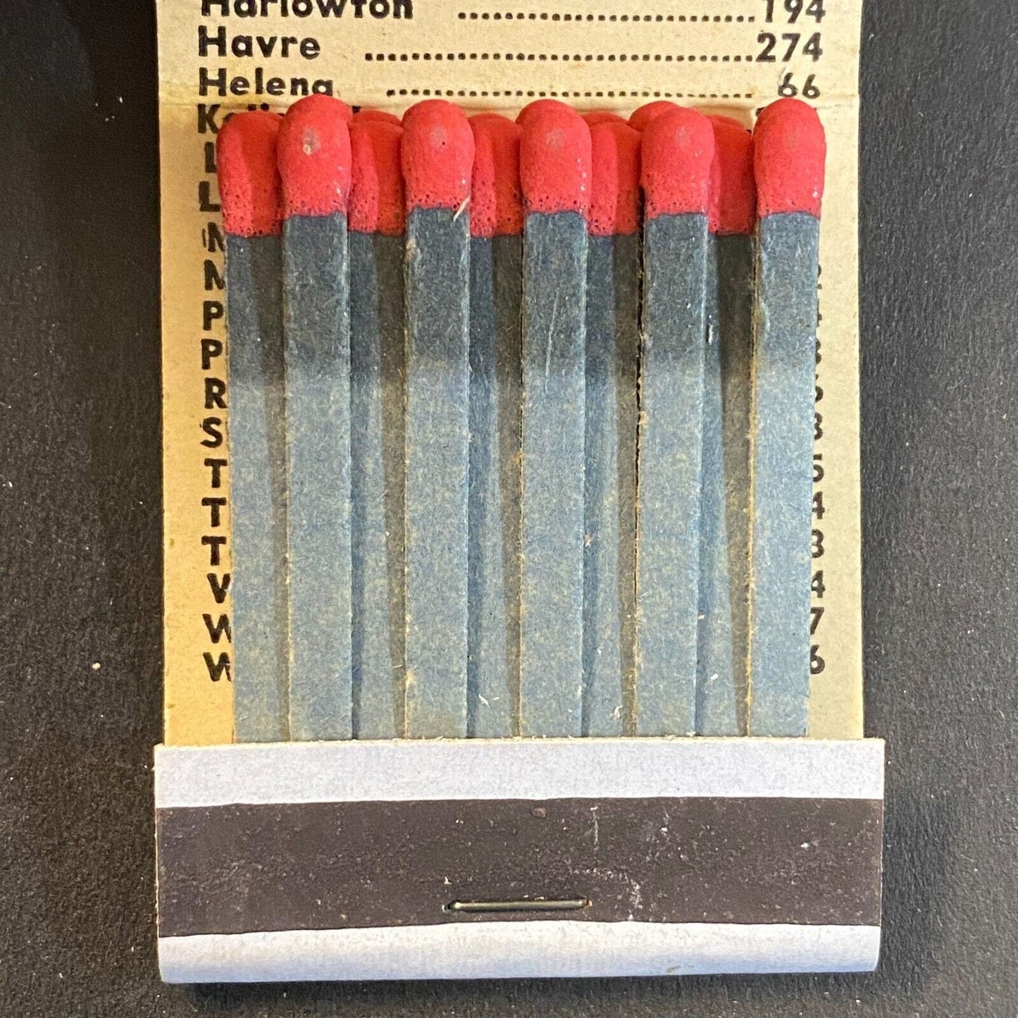 Eddie Thomas Insurance Agency Butte, MT Full Matchbook c1955-60's VGC