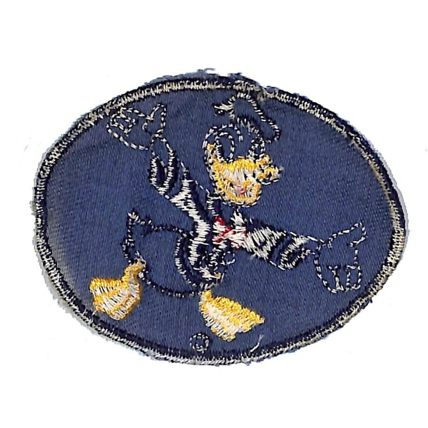 Disney Donald Duck Embroidered Patch Bond Bread c1948 Scarce