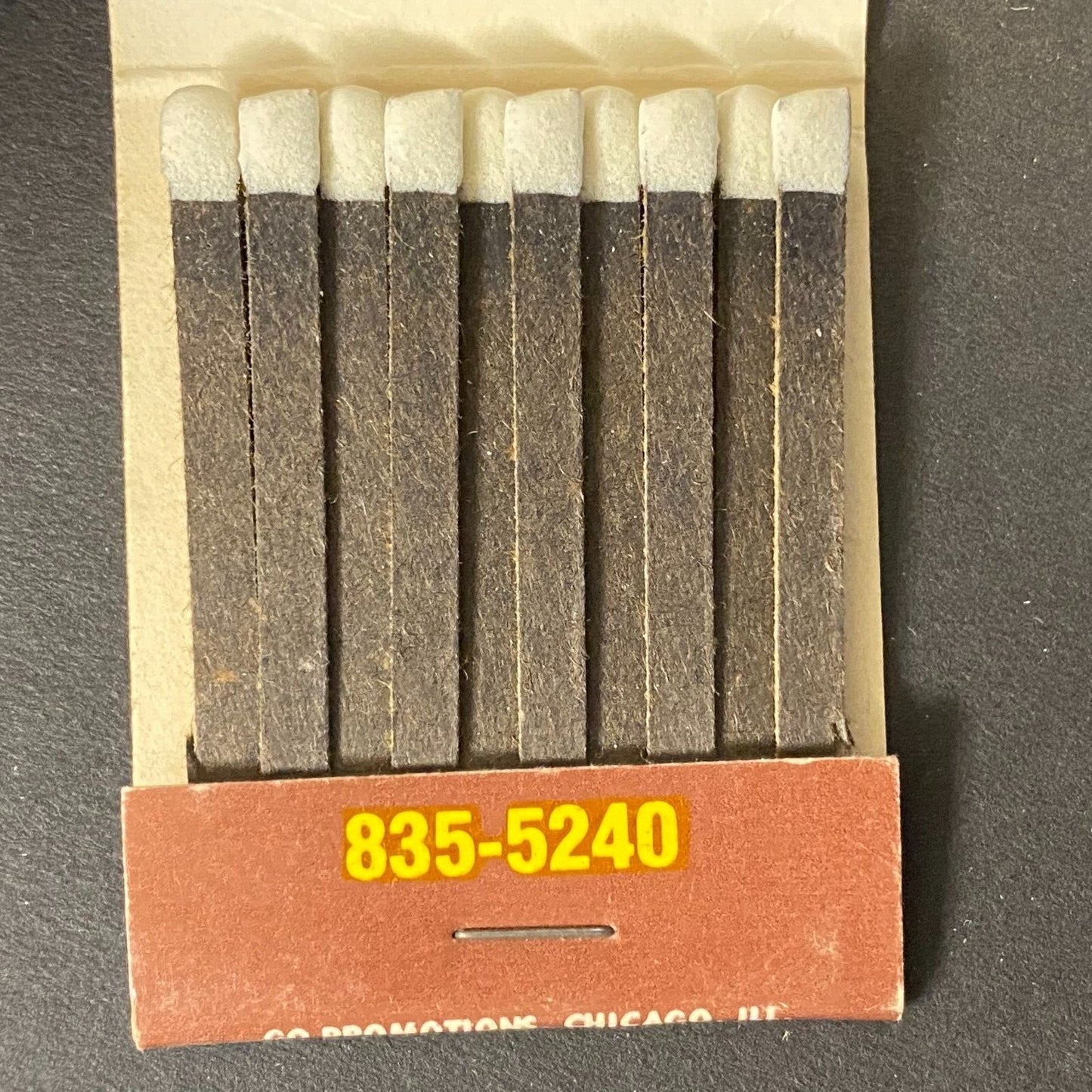 Cafe Bernard Restaurant French Northbrook, IL Full Matchbook c1974-80's VGC
