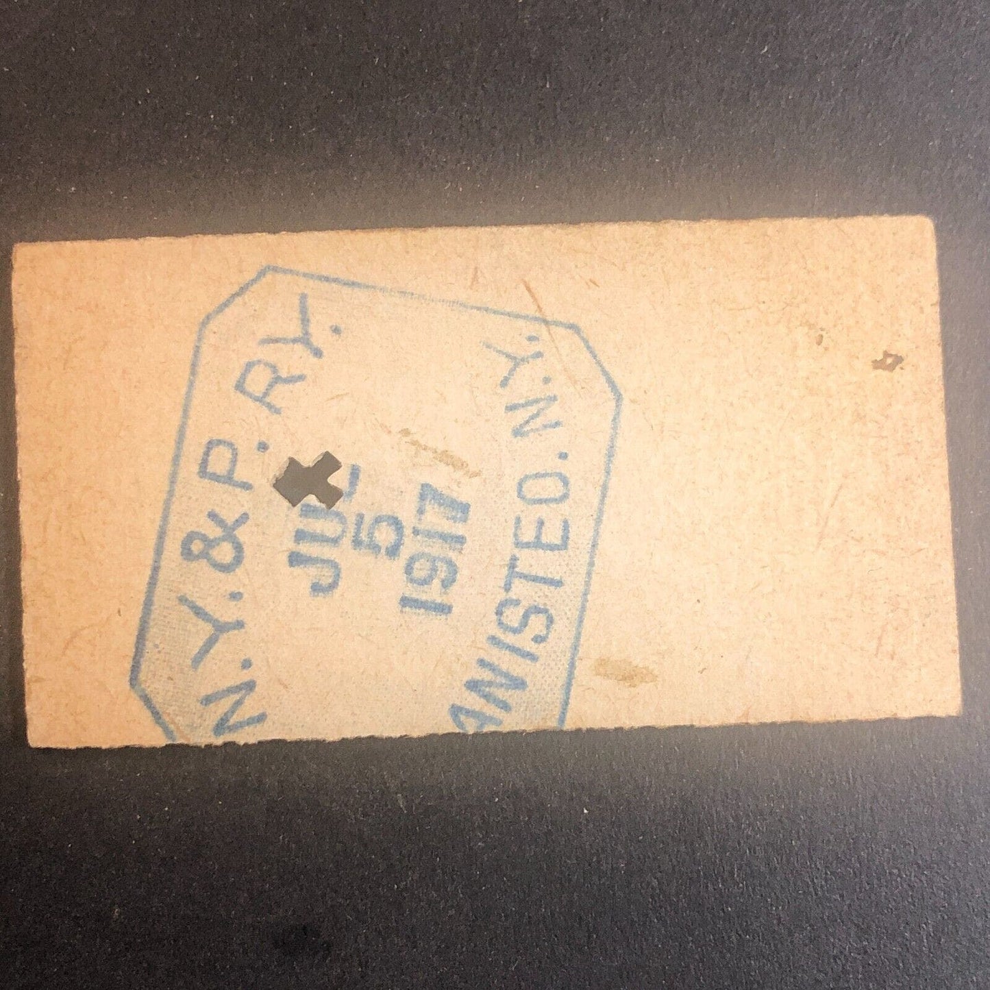 New York & Pennsylvania Railroad July 5 1917 Rexville, NY Ticket #30203