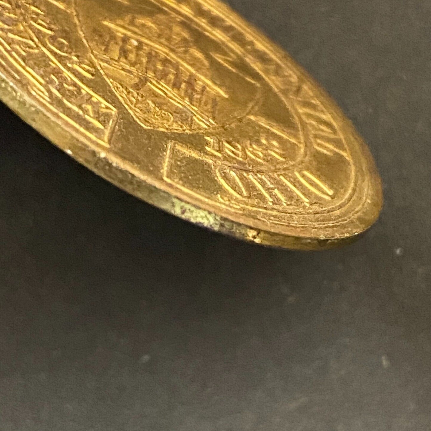 Newark, Ohio Sesquicentennial 1802 - 1952 G/F 50¢ Brass Trade Token 32mm (#12)