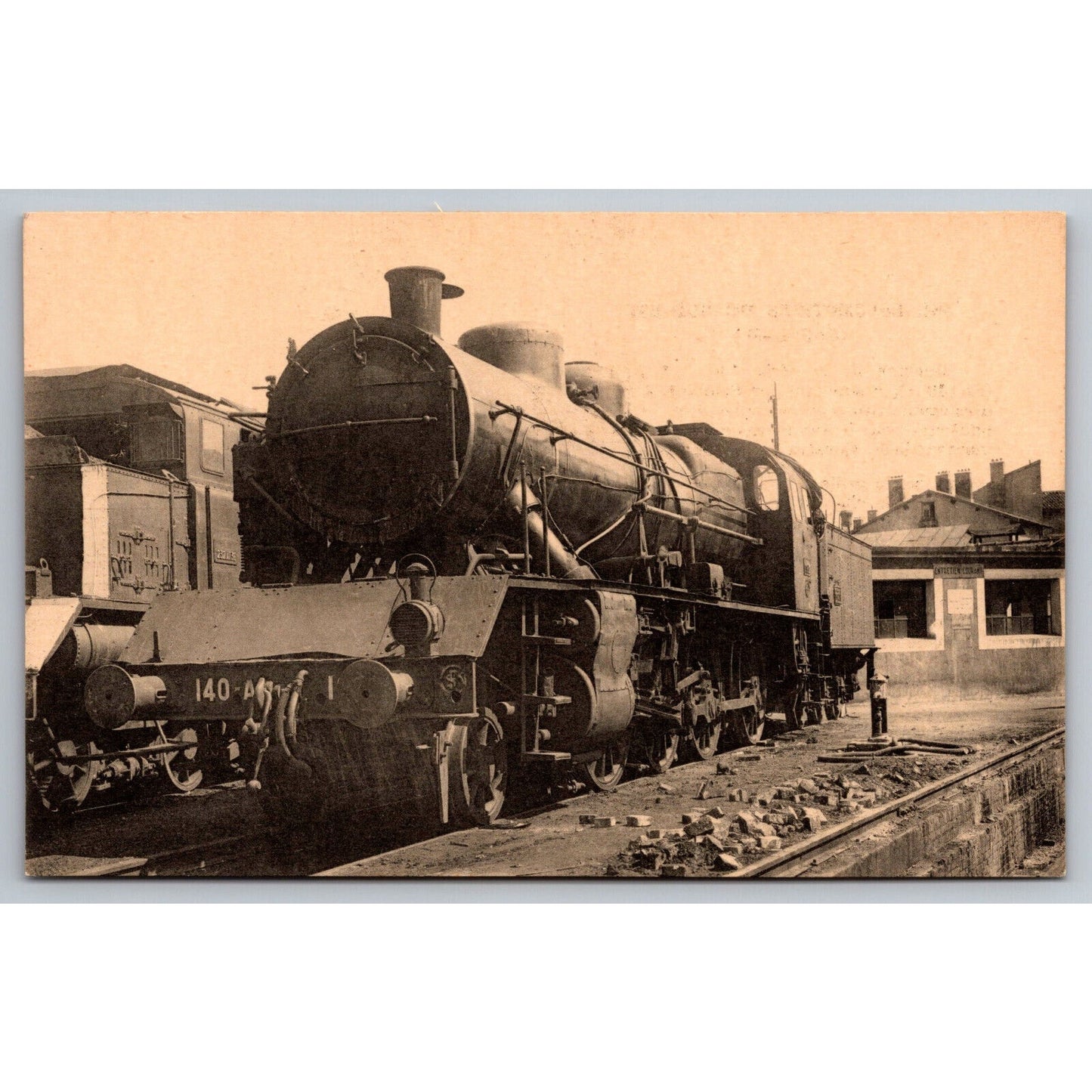 French Railroad RPPC* Postcard Machine Series 140 J 1 - 170 c1923-1925 H.M.P.