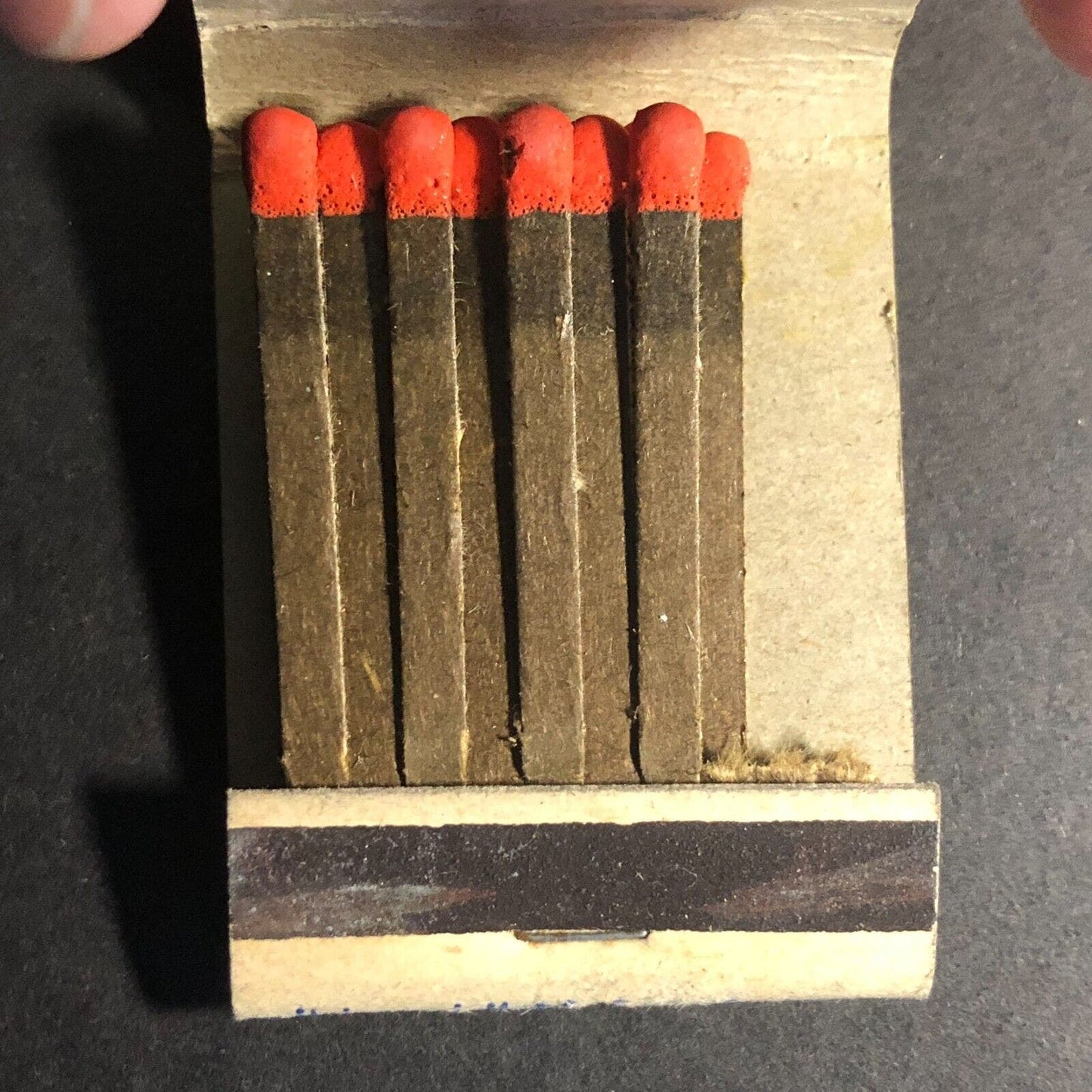 Bit-O-Honey (Debuted 1924) Candy Bars Mostly Full (-5) Matchbook c1950's