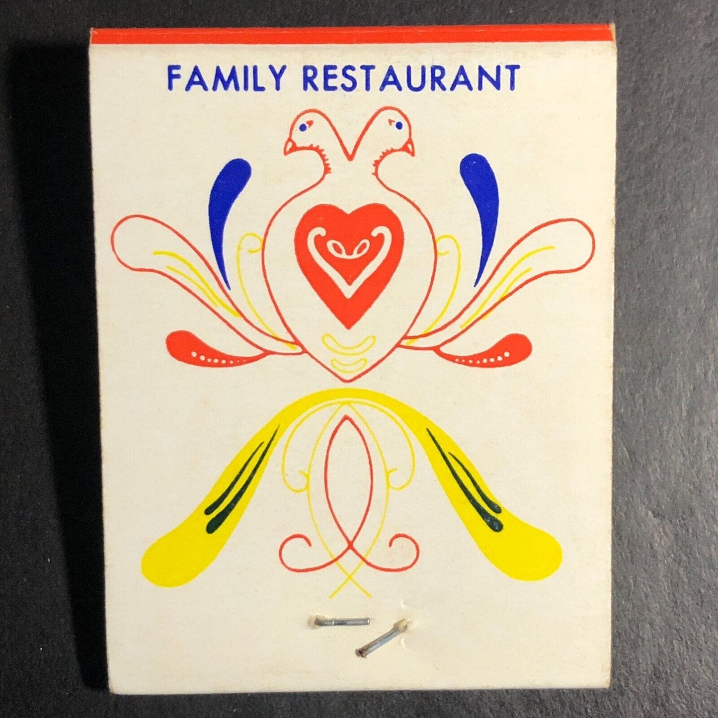 Dutch Pantry Restaurant Pennsylvania Full Matchbook c1968-73 Scarce VGC