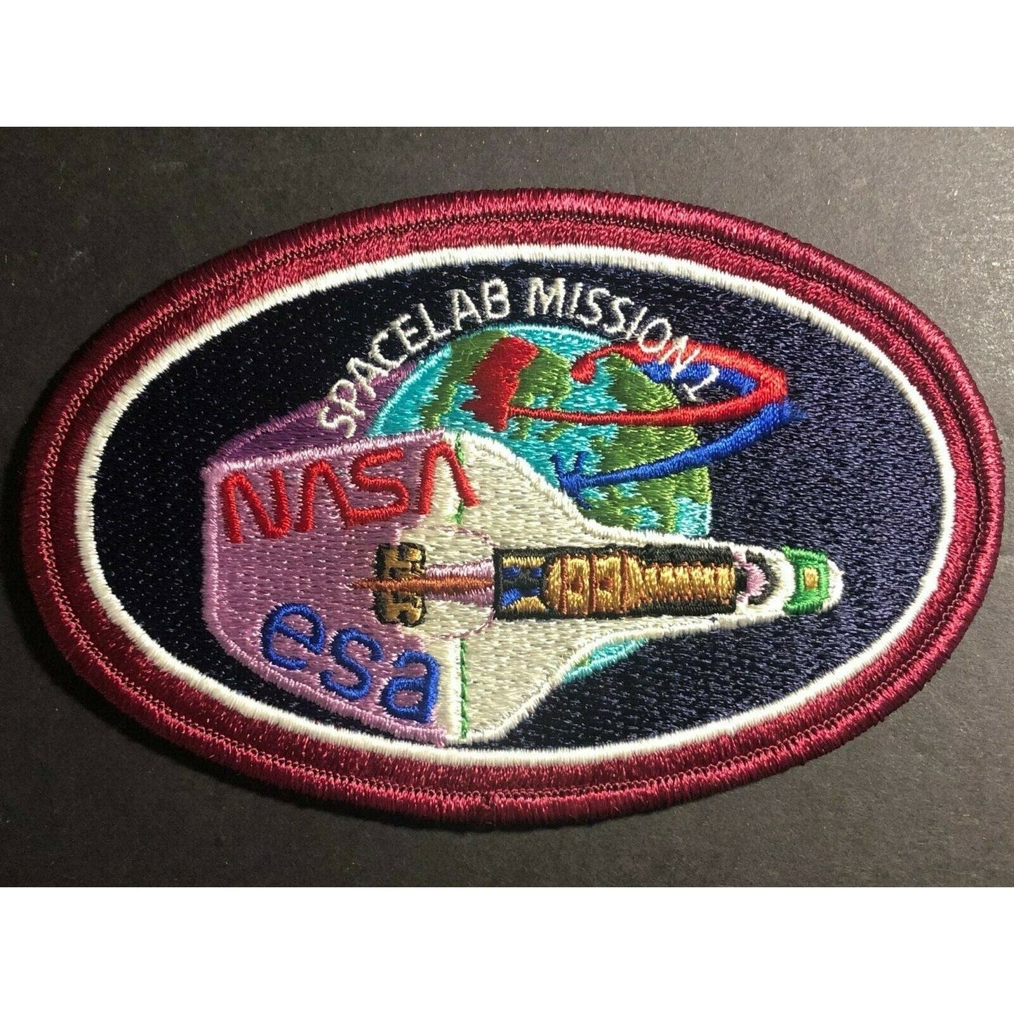 Vintage NASA Space Shuttle Spacelab Mission 1 (STS-9) ESA Embroidered Patch