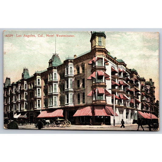 Hotel Westminster Los Angeles Postcard NP c1910-15 PCK Series