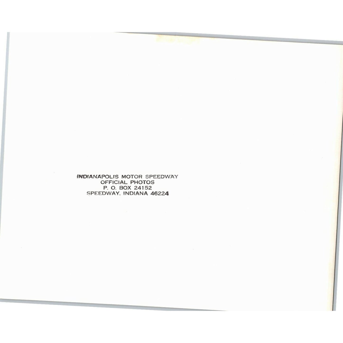 Indy 500 1964 Bob Harkey Glossy 8x10 B&W Original Photo - Stamped