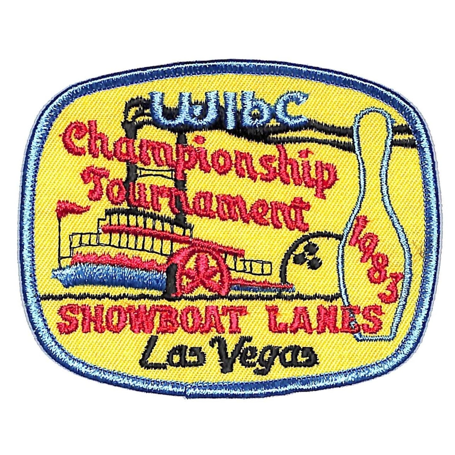 Las Vegas 1983 Championship Tournament WIBC Embroidered Bowling Patch