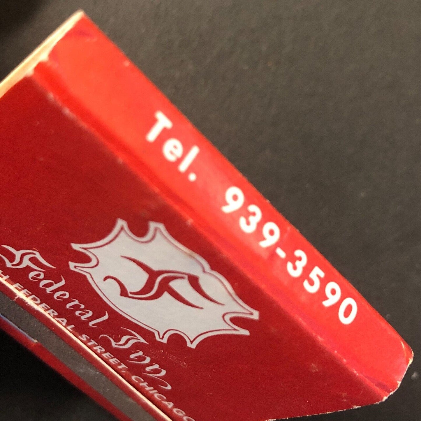 Federal Inn Restaurant Chicago Vintage Full Matchbook c1960's-73