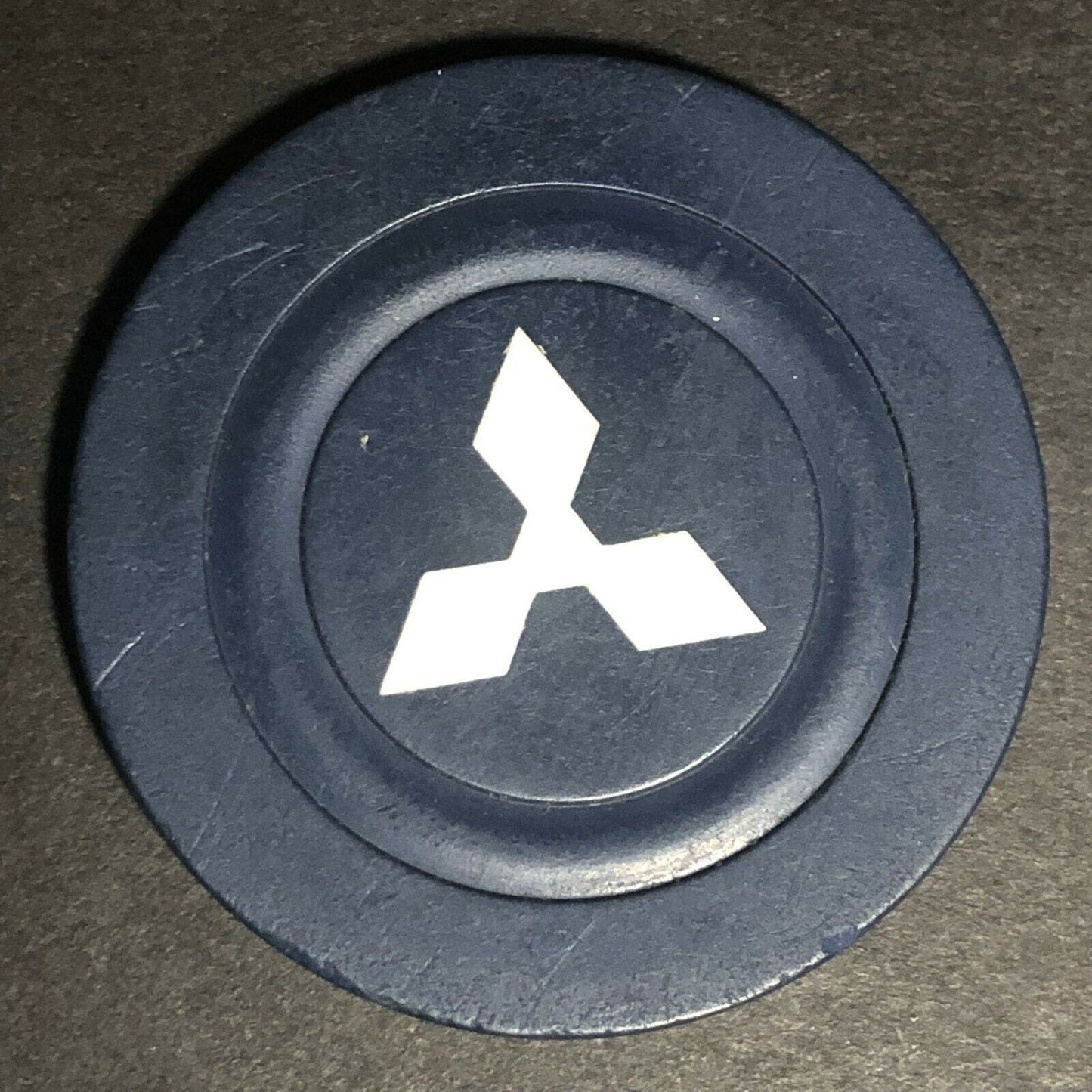Vintage Monarch Blue Tri-Star Design Clay Poker Chip - Eisenstadt Collection