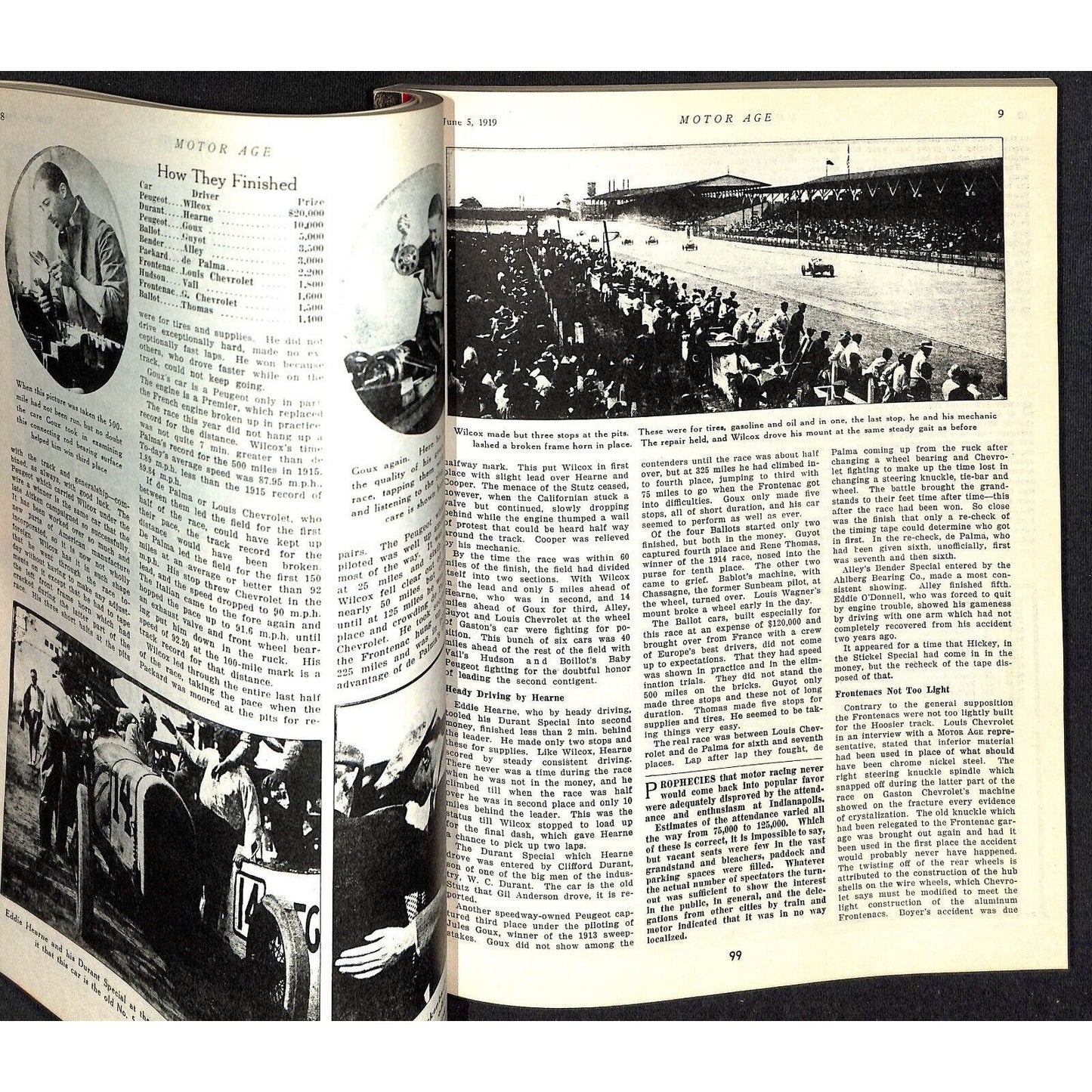 1946 Indy 500 Floyd Clymer's Indianapolis 1909-1941 Race History IMS 320pp. VGC