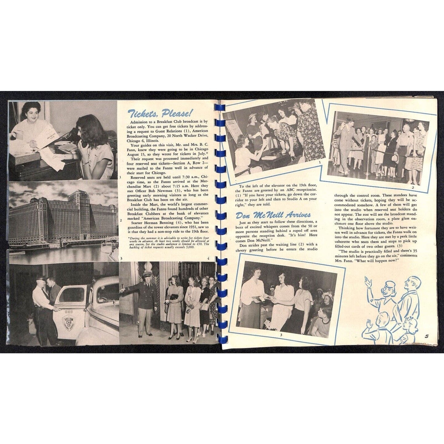 Don McNeil Breakfast Club 1947 Yearbook (Morning Variety Radio Show)