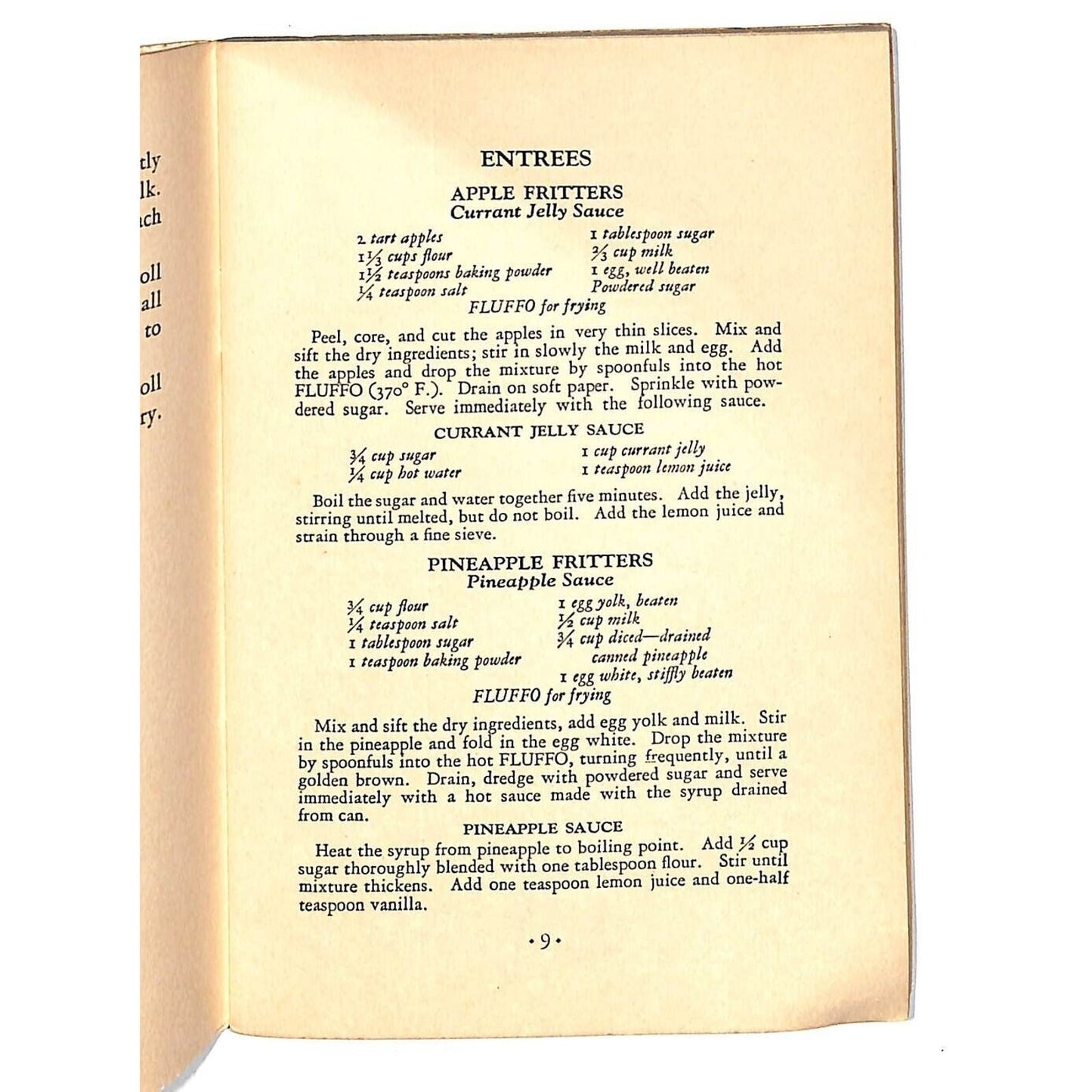 Fluffo Salad Oil "Modern Home Maker's Cook Book" Booklet 48pp c1930's