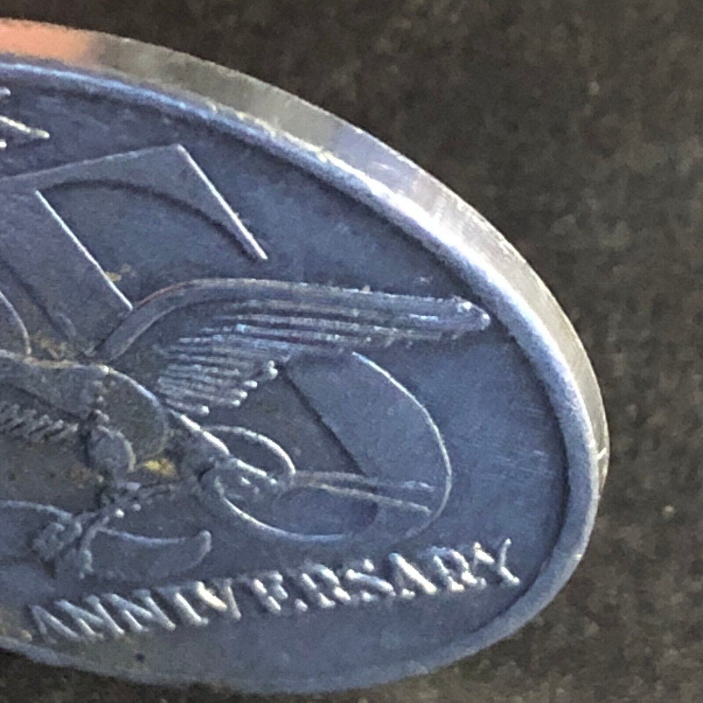 Look (Magazine) 25th Anniversary Alum. Token 25mm c1962