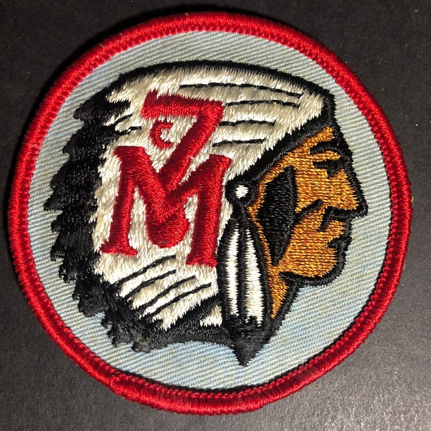 BSA 7 Mountains Vintage Embroidered Patch - c1970's Scarce