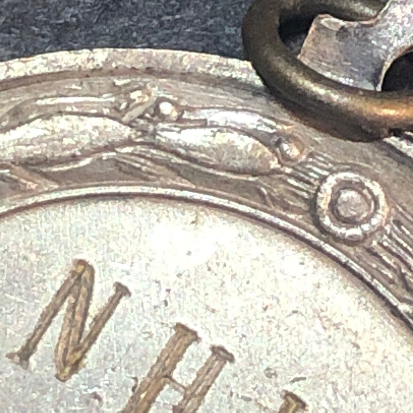 N.H.L.C 1964 Swimming Swimmer's Pendant (Yale / New Haven Lawn Club ?) 32mm 16g