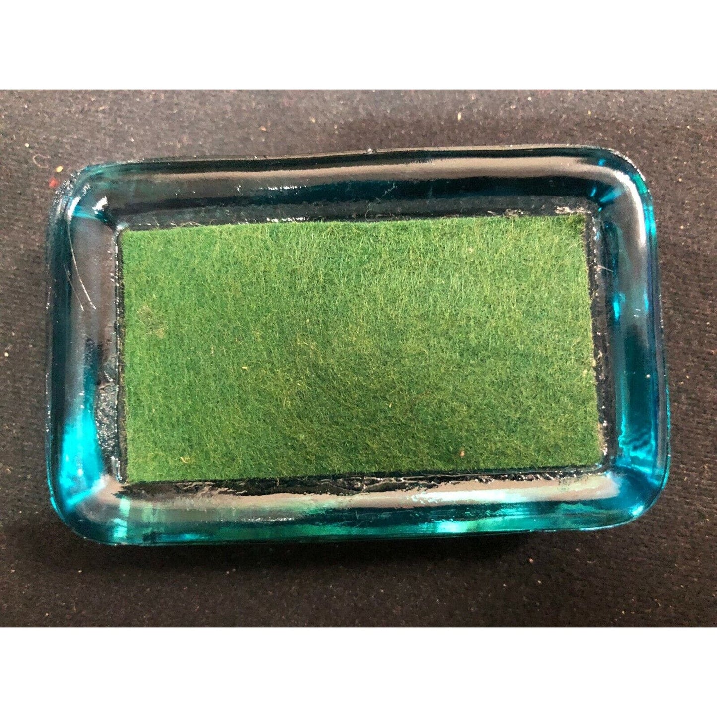 Wellsboro Pennsylvania's Grand Canyon Small Aqua Advertising Paperweight