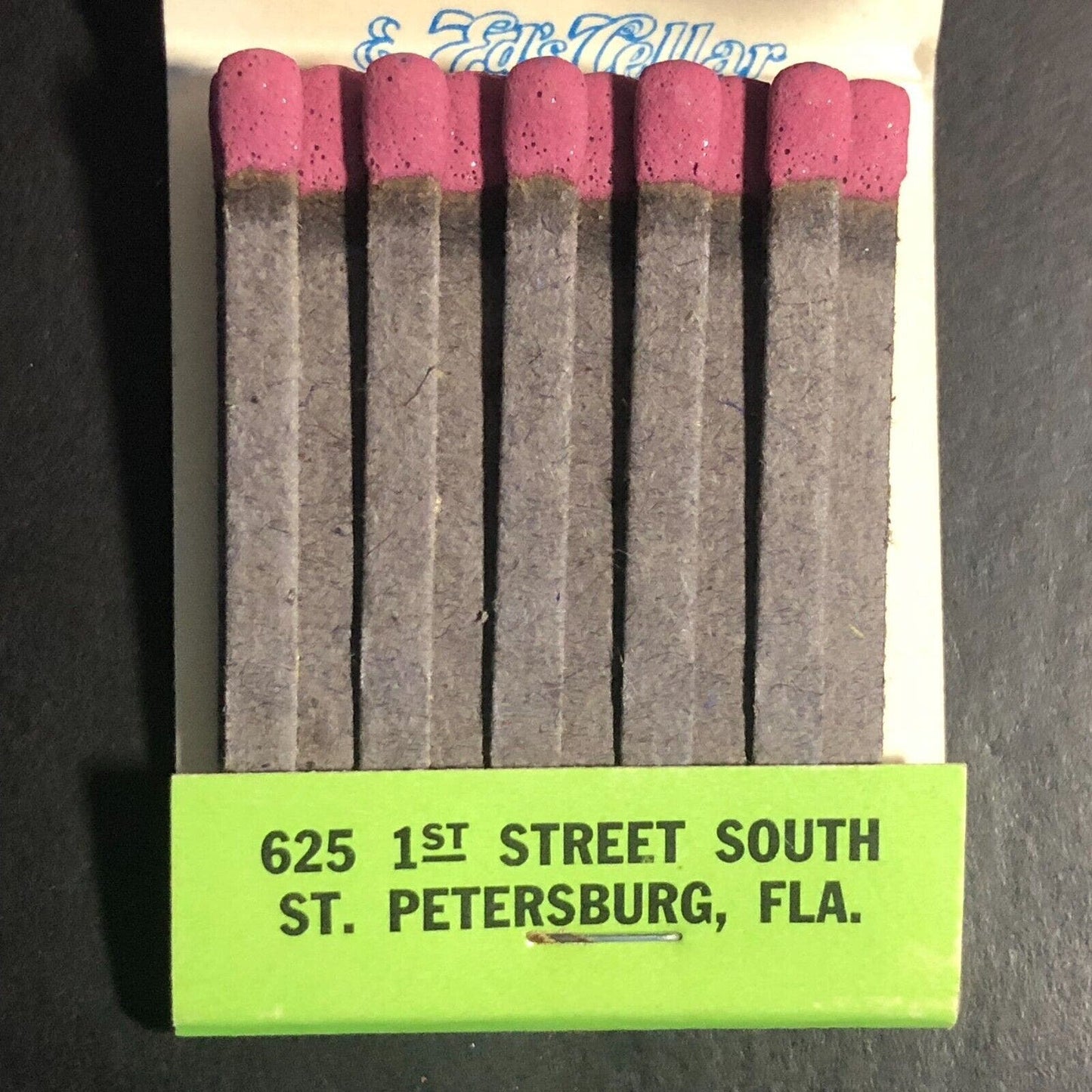 Aunt Hattie's Restaurant St Petersburg, FL Full Matchbook c1974-84
