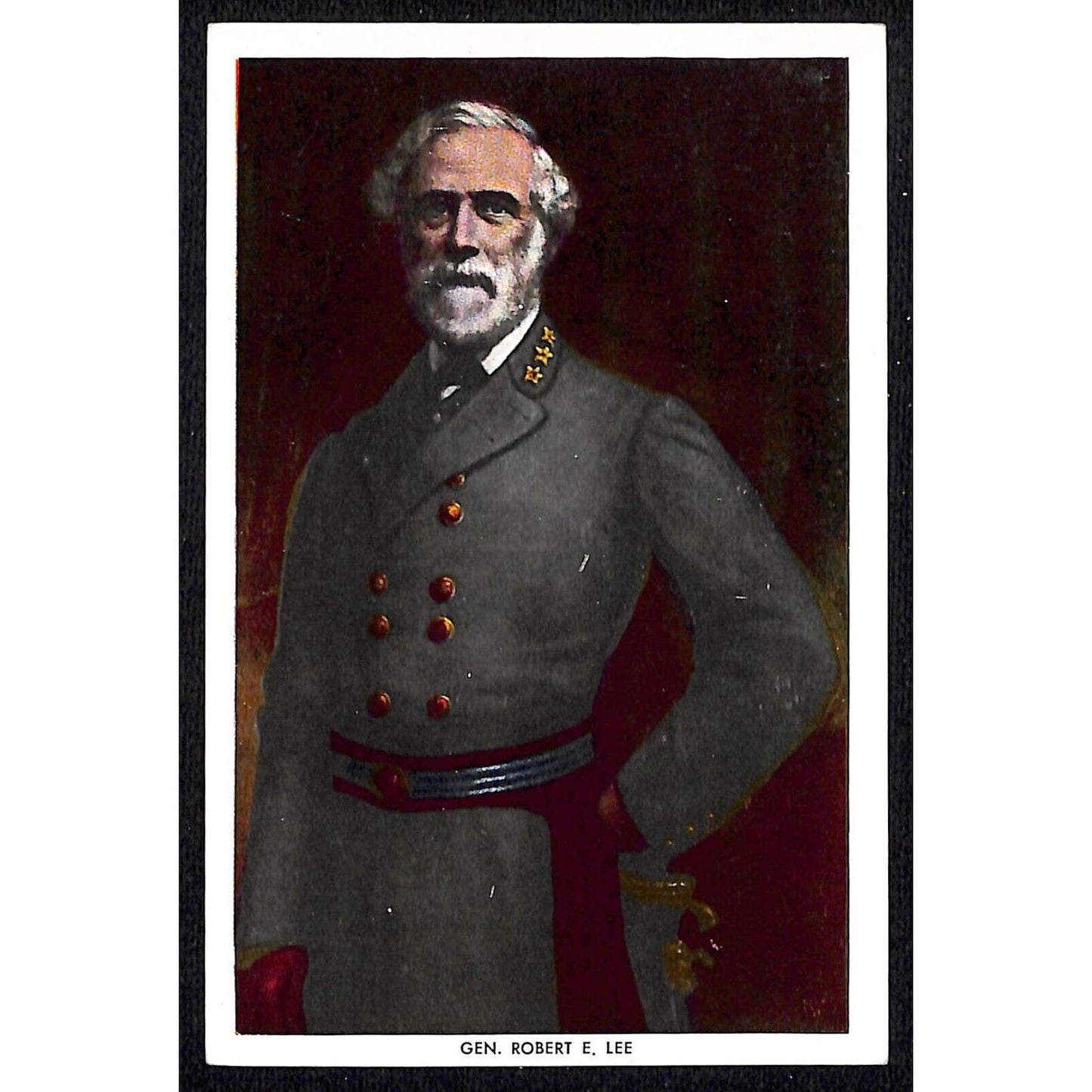 General Robert E. Lee Postcard VGC