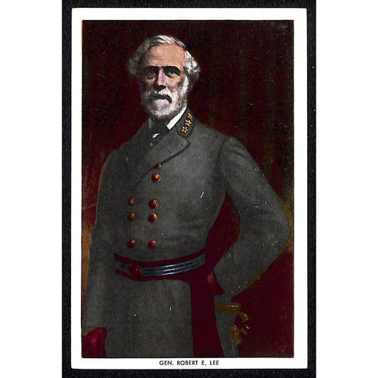 General Robert E. Lee Postcard VGC