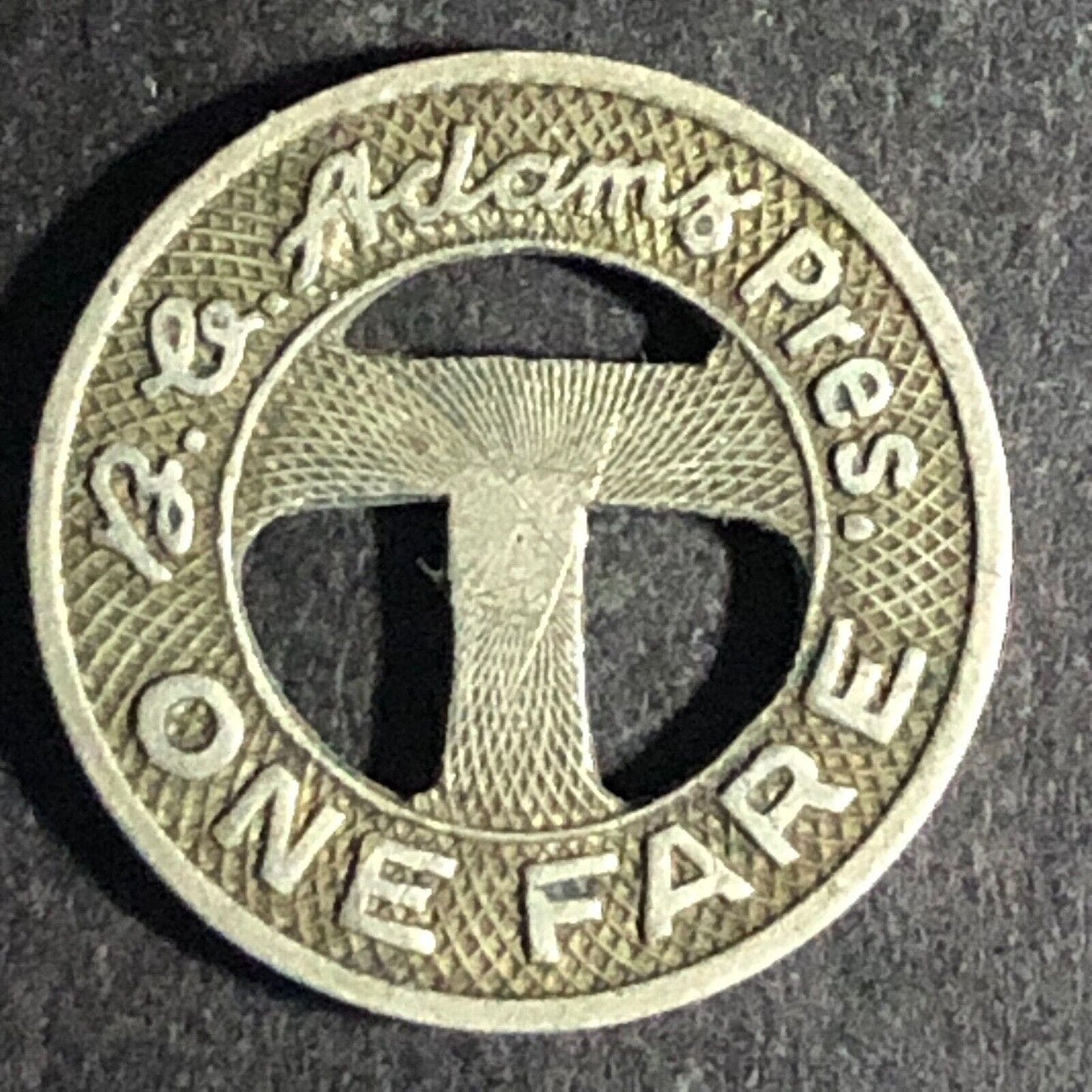 Community Traction Co. Toledo WM One Fare Transit Token 16.42mm