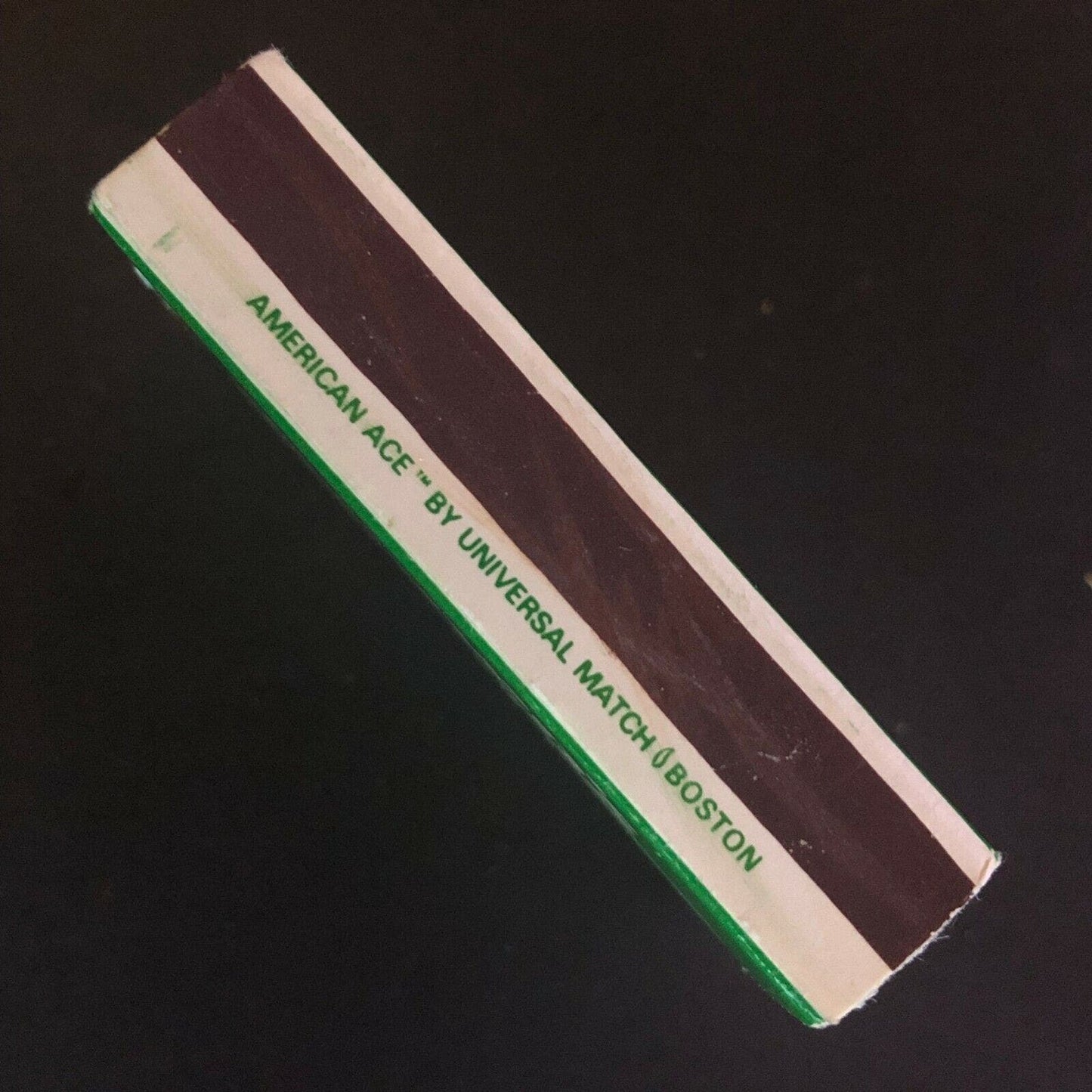 c1970's-80's Wooden Matchbox Matchbook Shawn's Restaurant Hamden, CONN