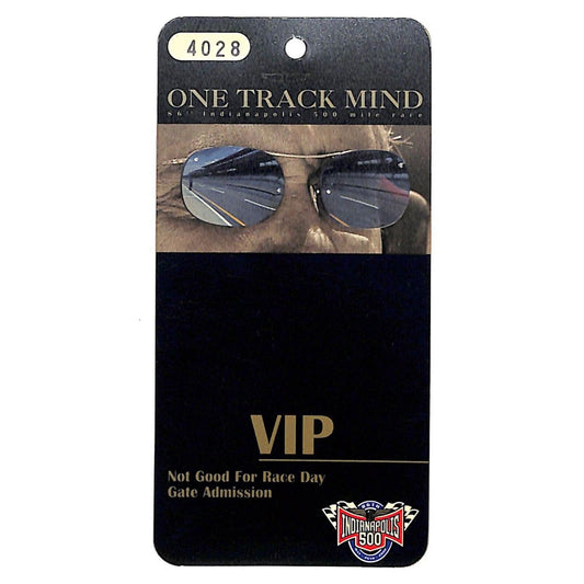 2002 Indianapolis 500 VIP Pass IMS Plastic VGC