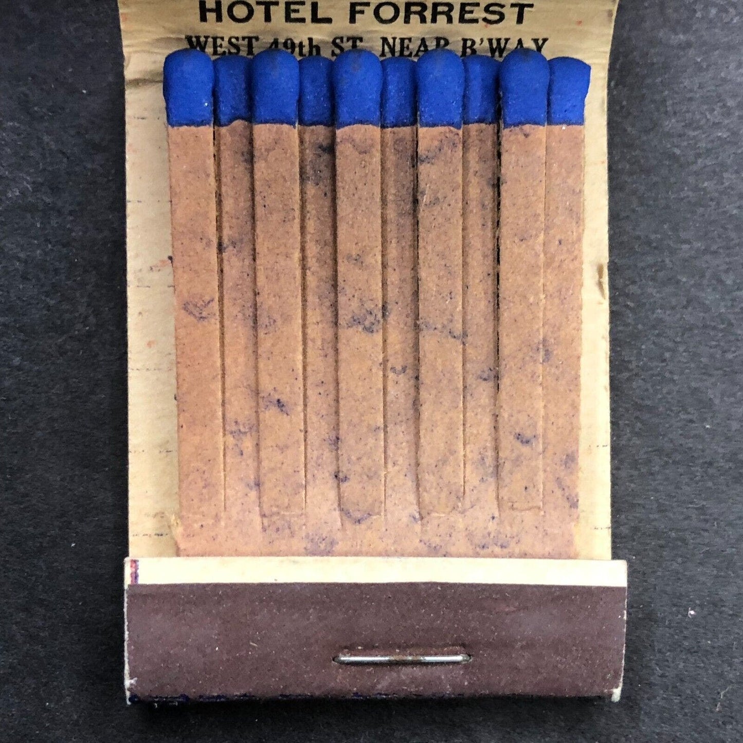 Dreier Hotels Times Square New York Full Matchbook c1940's VGC Scarce