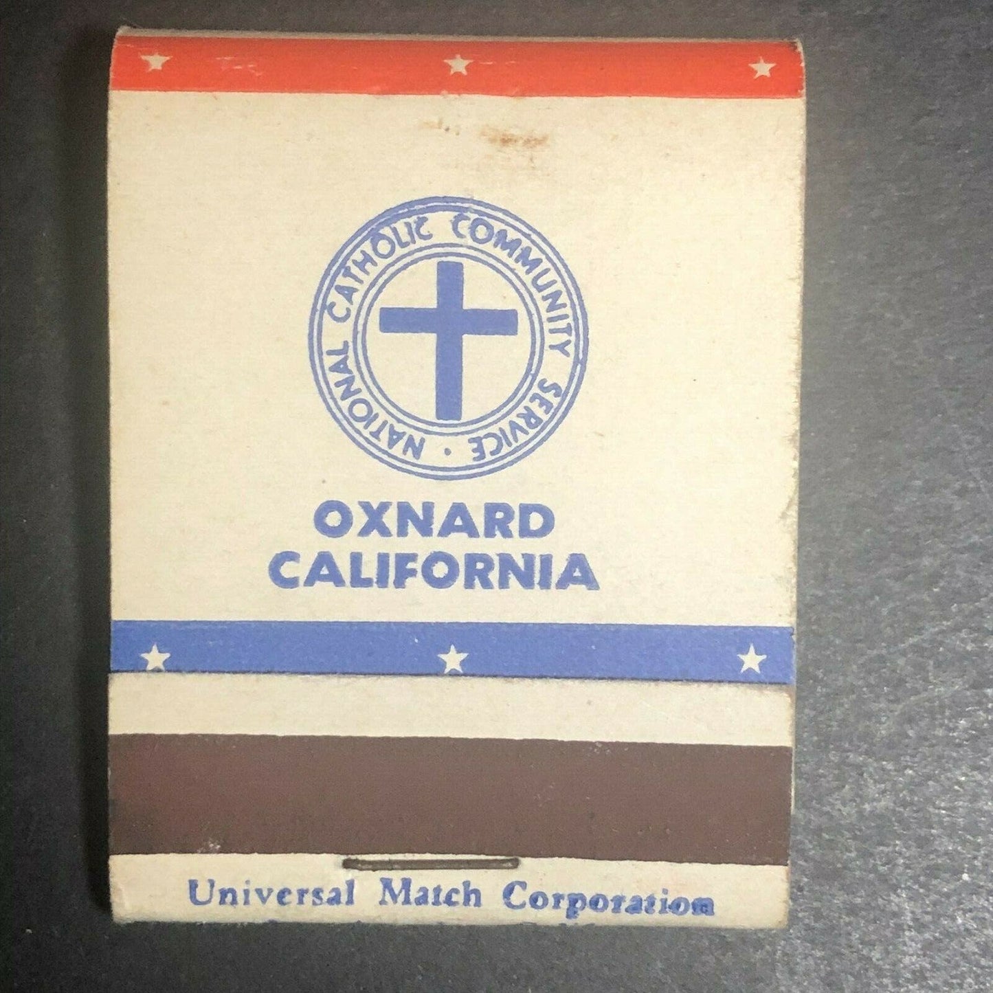 1940's Full Matchbook - WWII U.S.O. Oxnard, CA